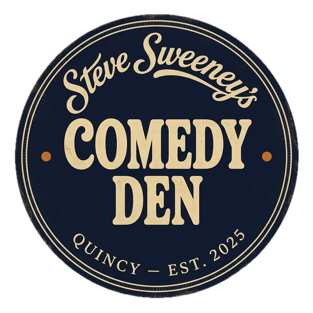 Steve Sweeney's Comedy Den seal